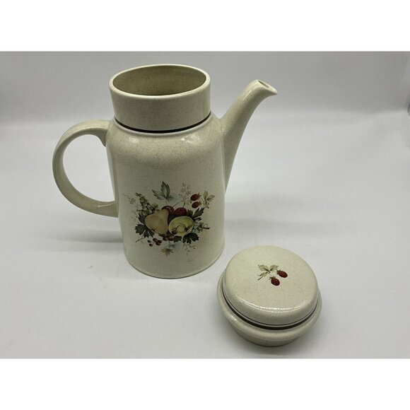 Royal Doulton Lambeth Stoneware L.S. 1015 Harvest Garland Coffee/Tea Server 1975 - Picture 13 of 16